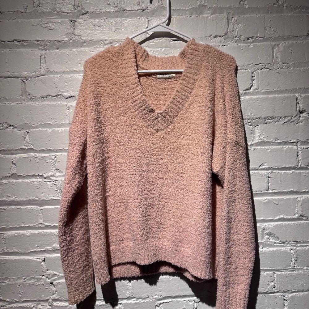 Pink Fuzzy Sweater